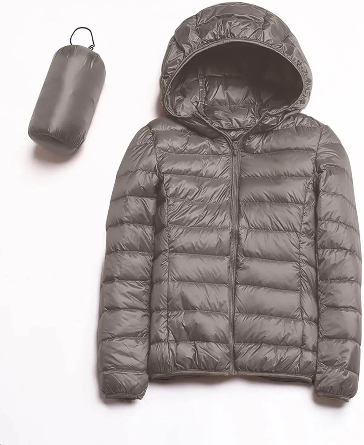 Women Warm Waterproof Lightweight Jacket Hooded Windproof Winter Coat With Womens Utility Jacket Hooded