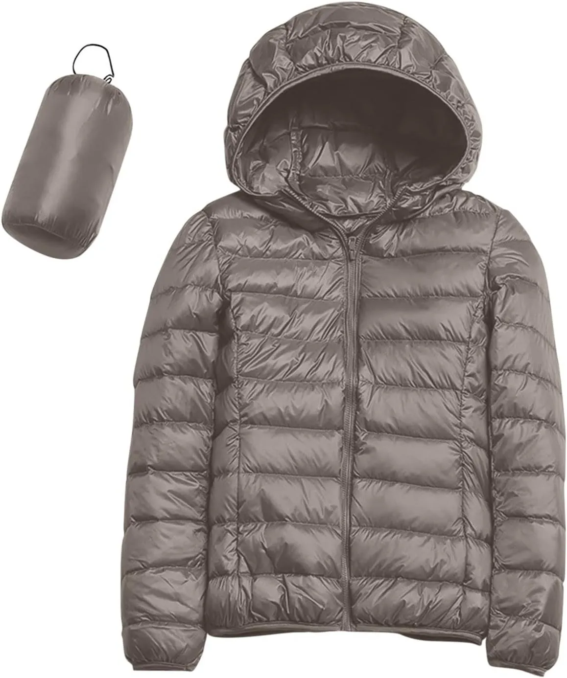 Women Warm Waterproof Lightweight Jacket Hooded Windproof Winter Coat With Womens Utility Jacket Hooded