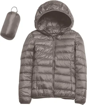 Women Warm Waterproof Lightweight Jacket Hooded Windproof Winter Coat With Womens Utility Jacket Hooded