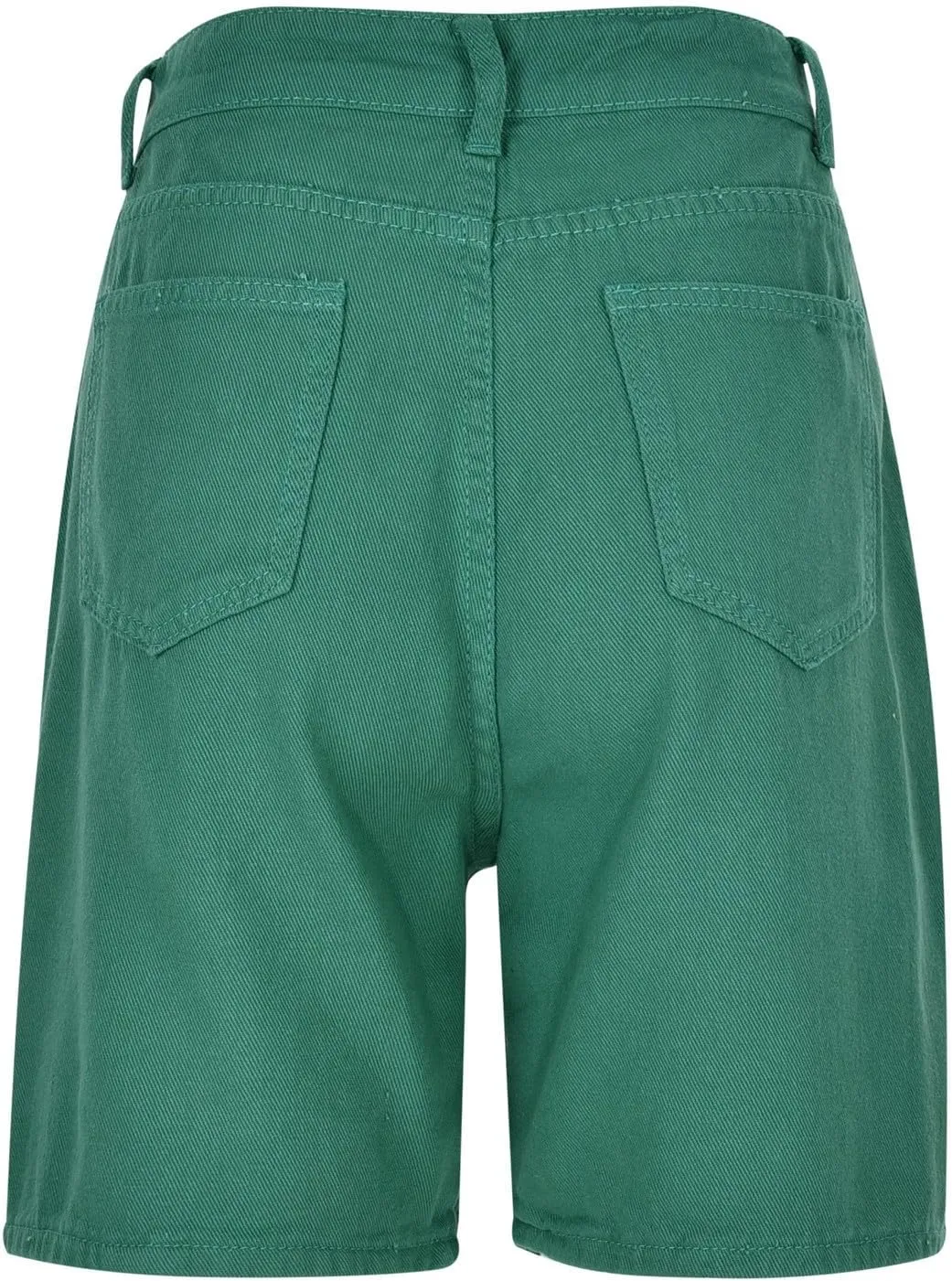 Womens Bermuda Shorts Casual Summer High Waisted Shorts Straight Leg Knee Length Jeans Twill Shorts with Pockets