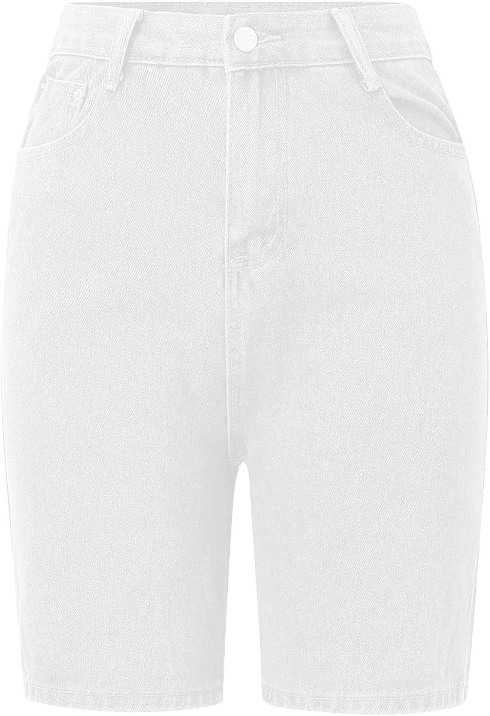 Womens Denim Shorts High Waisted Stretch High Waisted Lounge Classic Casual Jean Shorts Denim Trousers with Pockets