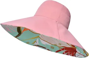 Women's Double Visor Hat with Extra Brim Sun Hat Sun Hat and Fisherman Hat Wide Hat