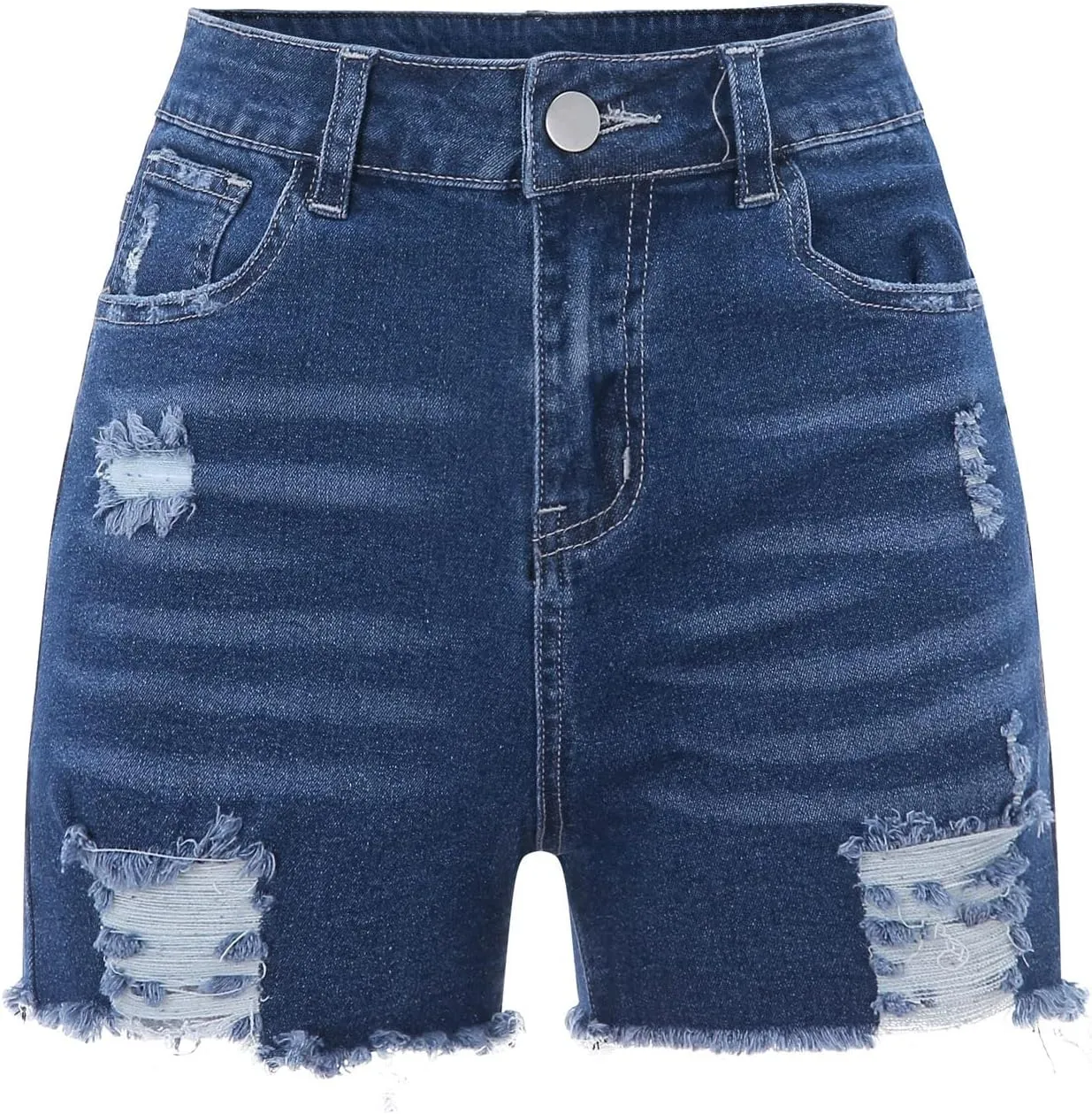 Womens Jean Shorts Denim Shorts Summer Baggy High Waisted Wide Leg Buttons Pleated Casual Jean Shorts 2025 Fashion Pants