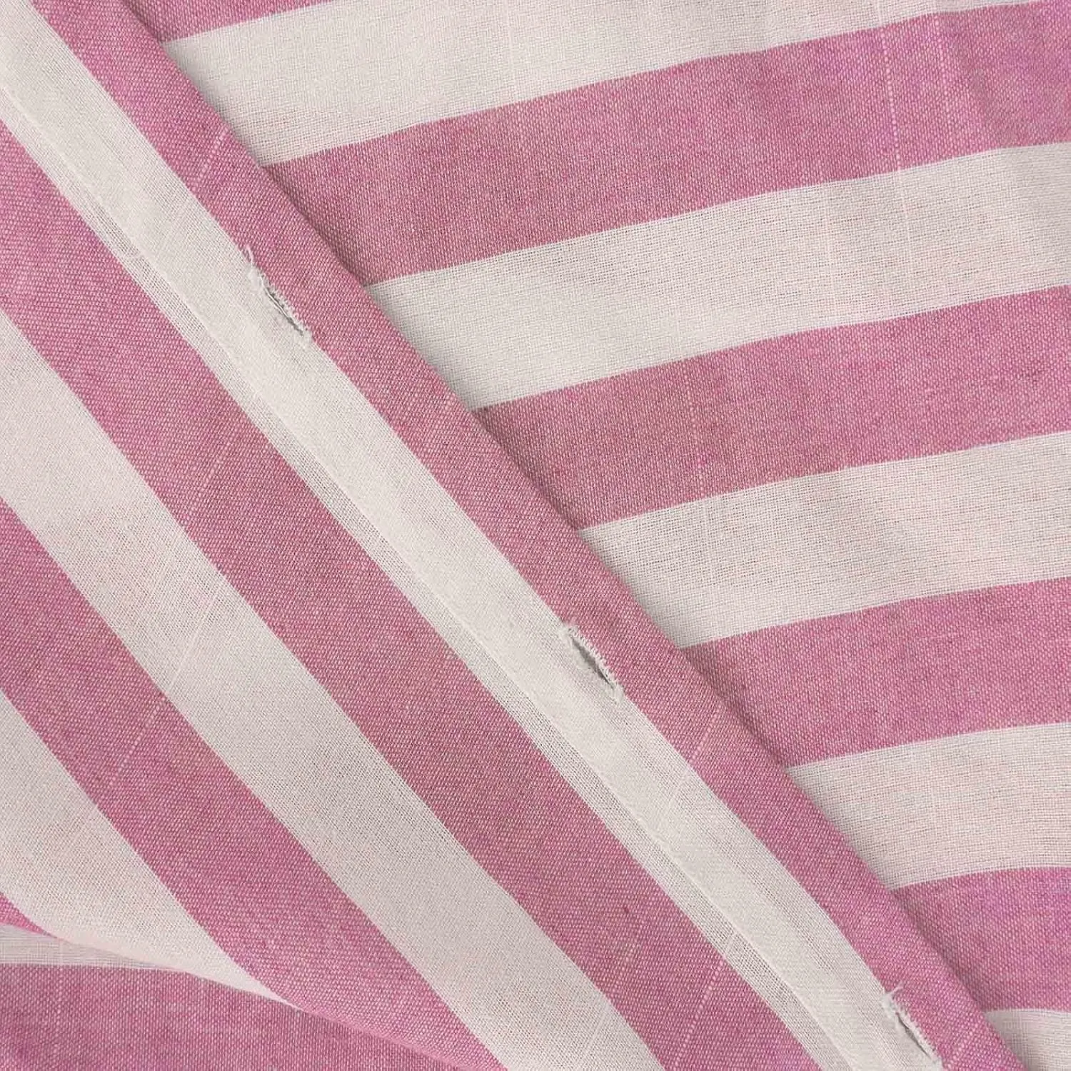 Womens Linen Short Sleeve Shirts Casual Collared Button Down T Shirts Casual Fashion Striped Print Summer Blouse Tops
