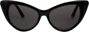 Women's Medium Size Classic Vintage Cat Eye Sunglasses