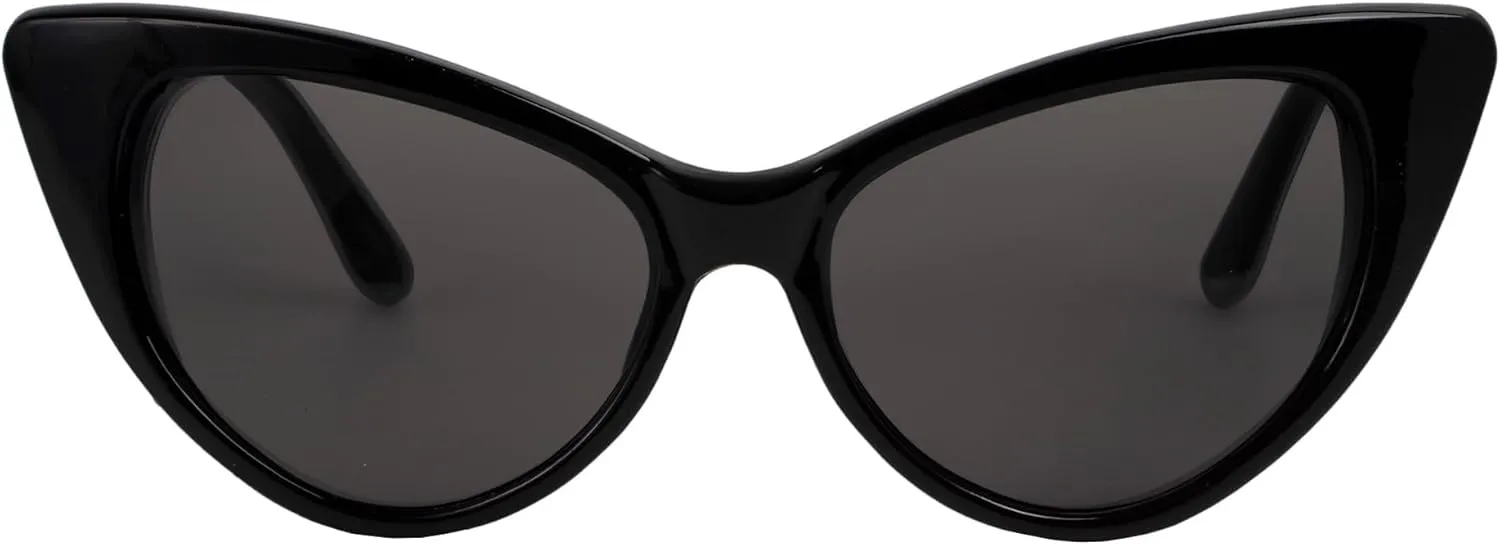 Women's Medium Size Classic Vintage Cat Eye Sunglasses