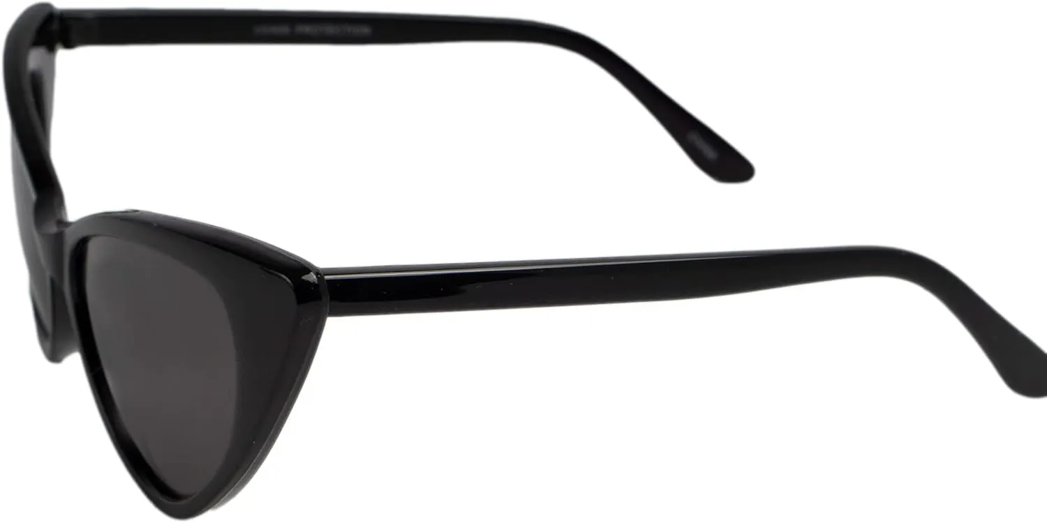 Women's Medium Size Classic Vintage Cat Eye Sunglasses
