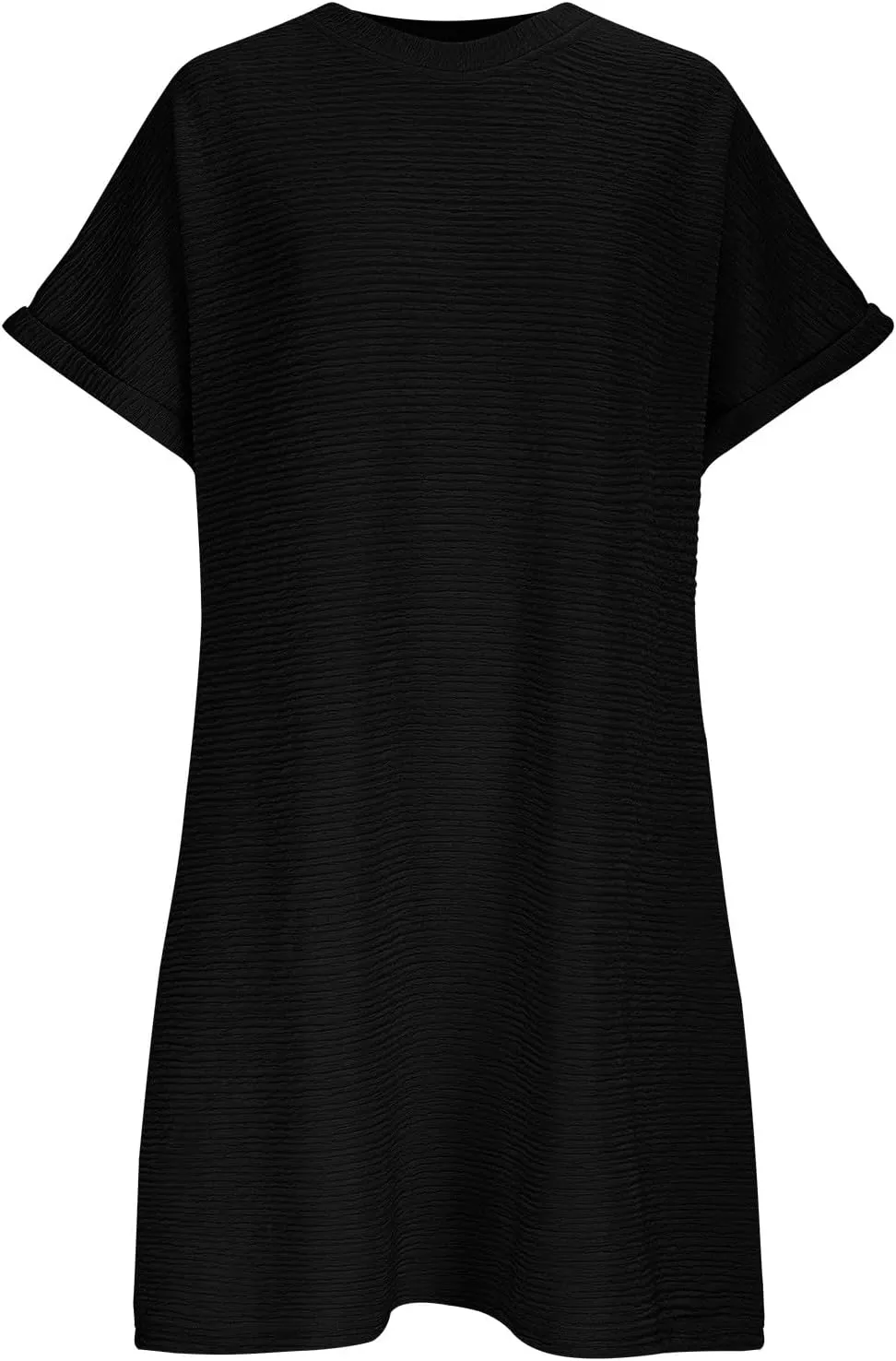 Womens Summer Mini Dress Casual Short Sleeve T Shirt Dresses Short Sleeve Tshirt Dress Casual Crew Dress with Pockets