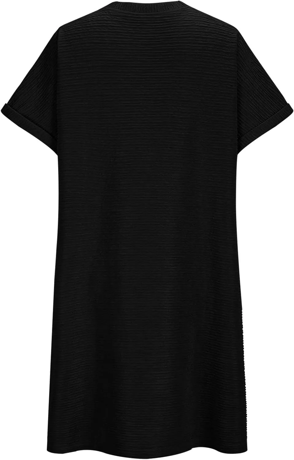 Womens Summer Mini Dress Casual Short Sleeve T Shirt Dresses Short Sleeve Tshirt Dress Casual Crew Dress with Pockets