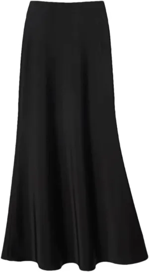 Women's Summer Party Long Skirts Women High Waist Elegant A-Line Maxi Skirts