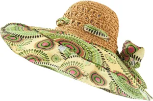 Women's Sun Visor Hats Womens Beach Sun Straw Hat Wide Brim Cap Foldable Packable Beach Hat for Summer Hats