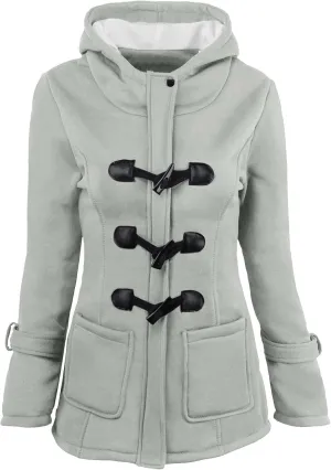 Womens Winter Coats Warm Sherpa Fleece Lined Parkas Jacket Plus Size Windproof Thickened Outerwear Fur Hood Down Jacket