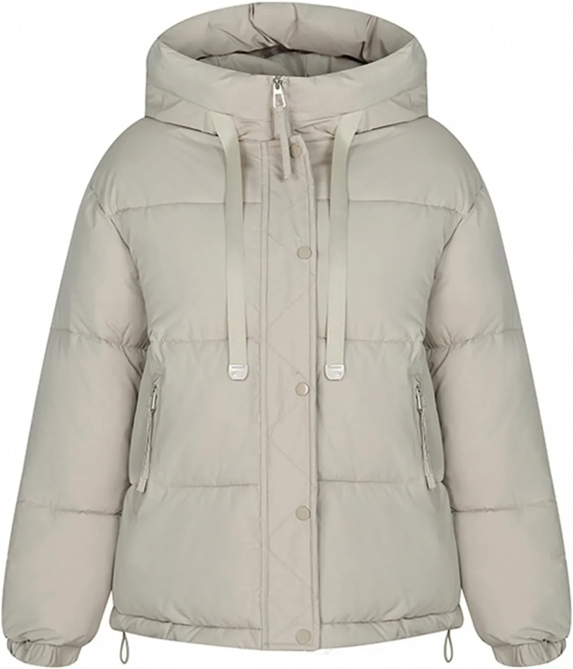 Women's Winter Thickened Padded Warm Down Coat Jacket Quilted Hooded Puffer jacket Oversized 2024 Trendy Parka Outerwear