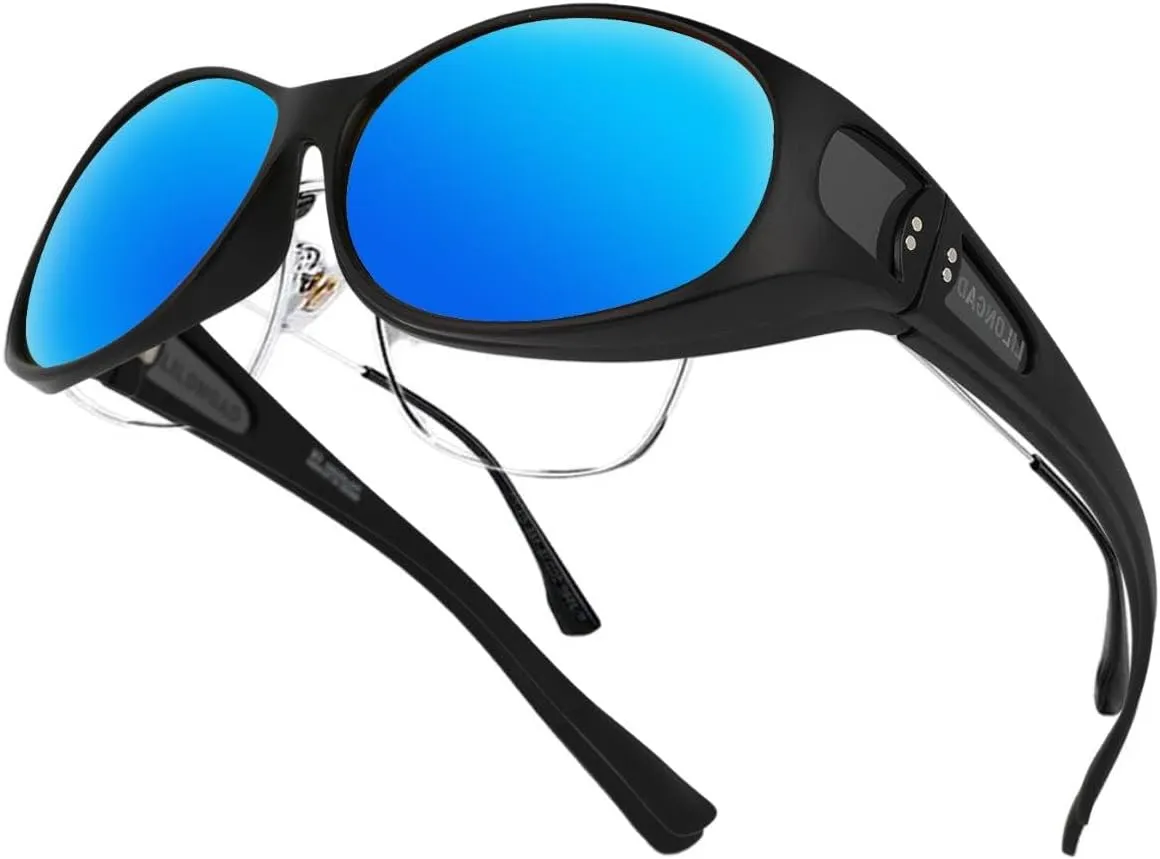 Wraparound Fitover Glasses Polarized Wear Over Sunglasses for Men Women UV400 Protection Sun Glasses Driving SP3844