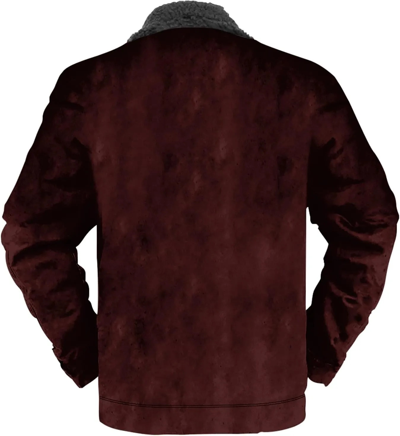 Ymosrh Men's Fleece Jackets Jackets Zip Up Winter Warm Outwear Trucker Jackets and Coats Windproof Jacket, S-5XL