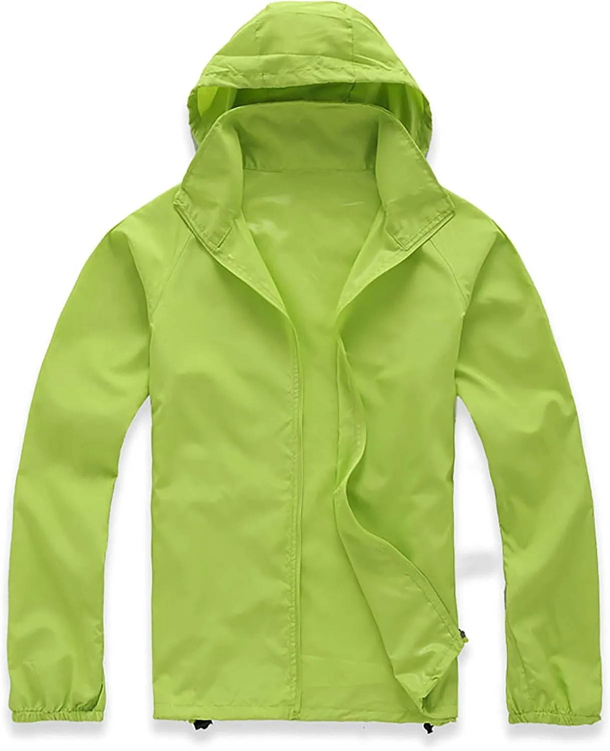 Ymosrh Men's Travel Rain Jacket Waterproof Windbreaker Lightweight Packable Coat with Hood for Outdoor Hiking, XS-3XL