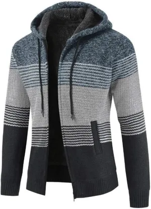Ymosrh Men's Winter Coats Full Zip Hoodie Fleece Jacket Sweatshirt Sherpa Lined Work Coat Mens, L-3XL